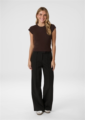 Tirra knit tee Brown Neo Noir 